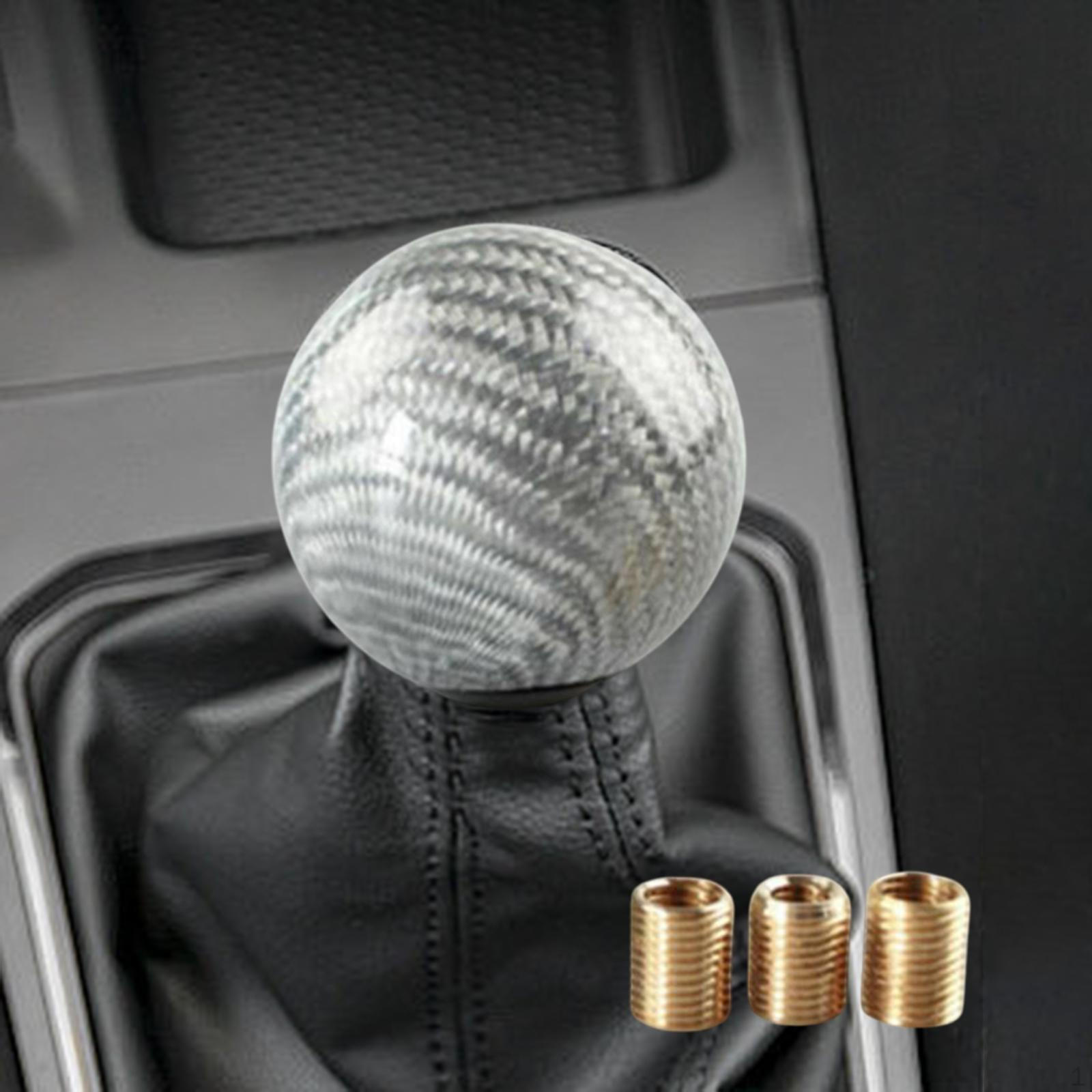 

Ручка переключения передач автоматическая, модифицированная круглая ручка переключения передач, легко устанавливается для автомобилей серебряный