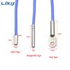 LJXH DS18B20 Digital Temperature Sensor Encapsulated Sensing Probe Straight Rod/Patch/Hole-Mounted Configuration 1M/2M/3M/4M/5M