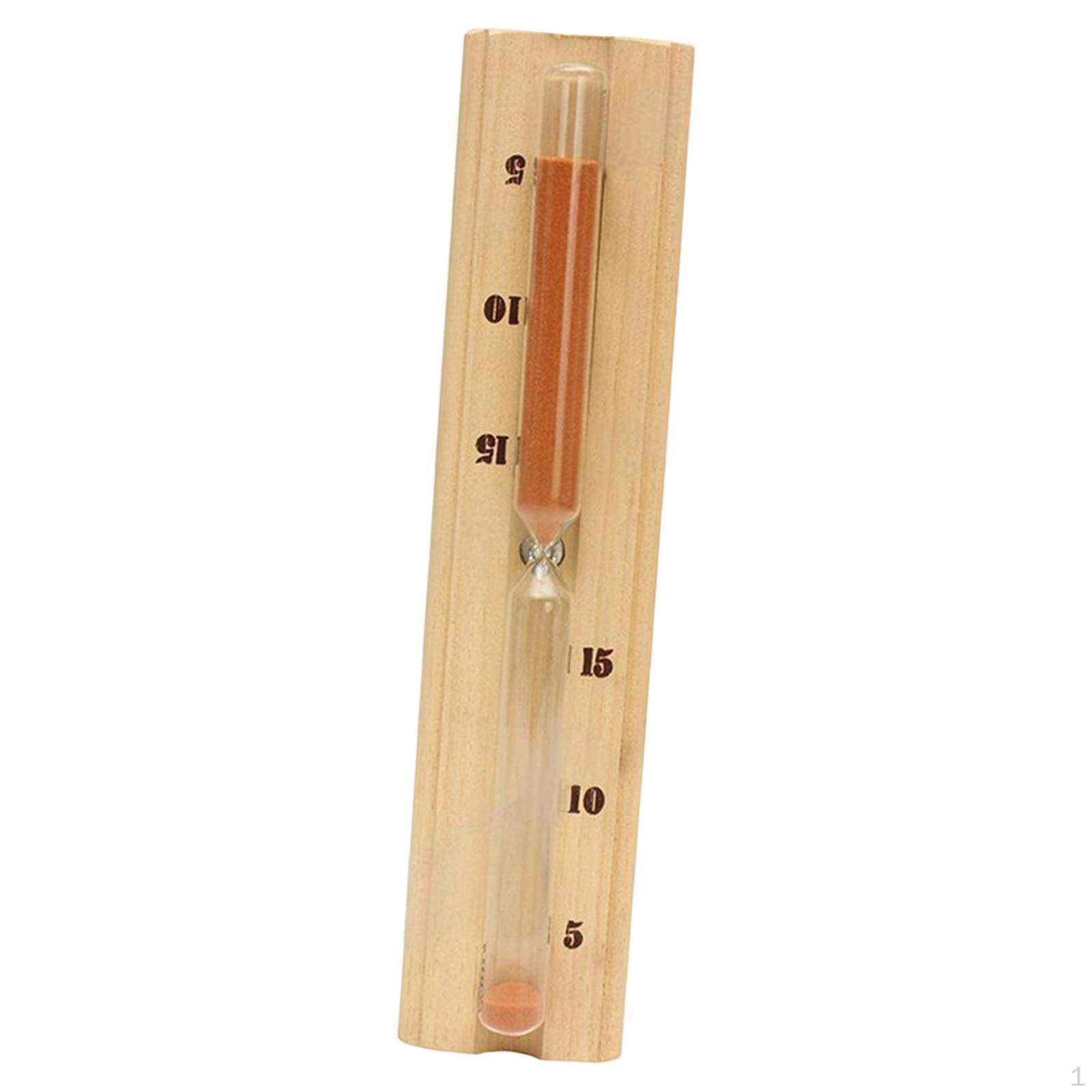 

Sauna Sand Timer Time Management, Premium, 15 Min Accurate Room Accessory Practical Minute