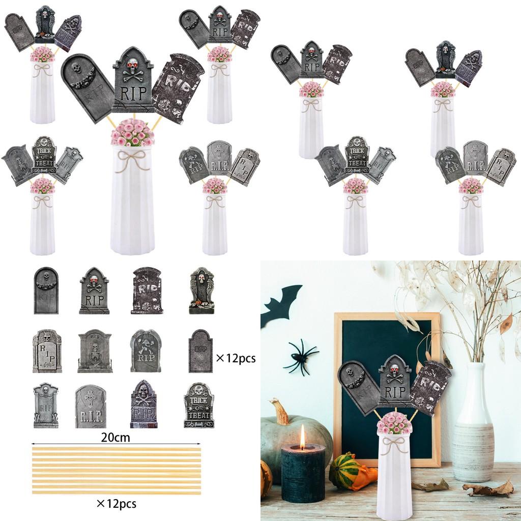 Halloween Cemetery Style Vase Plugin Paper Decorations For Scene Festive