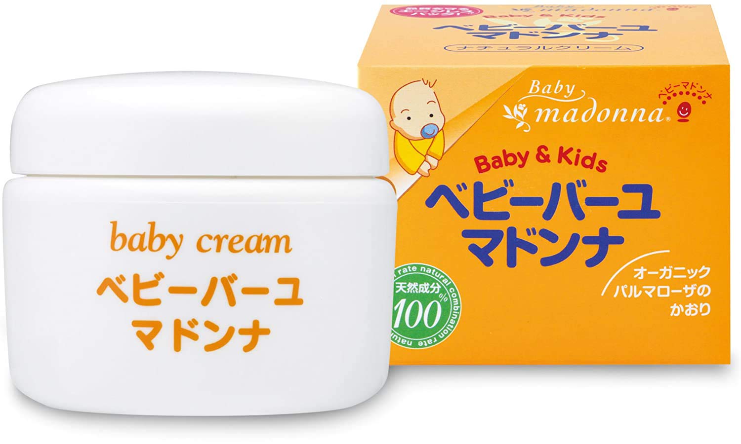 

Baby Horse Oil Madonna 83g Value Pack (100% Natural Horse Oil Cream) for Newborns, Preservative-Free, Color-Free, and Additive-Free