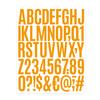 500 Pcs Letter Stickers 2 Inch Self Adhesive PVC Stickers Waterproof Alphabet Decals Mailbox Numbers Labels for Water Bottle