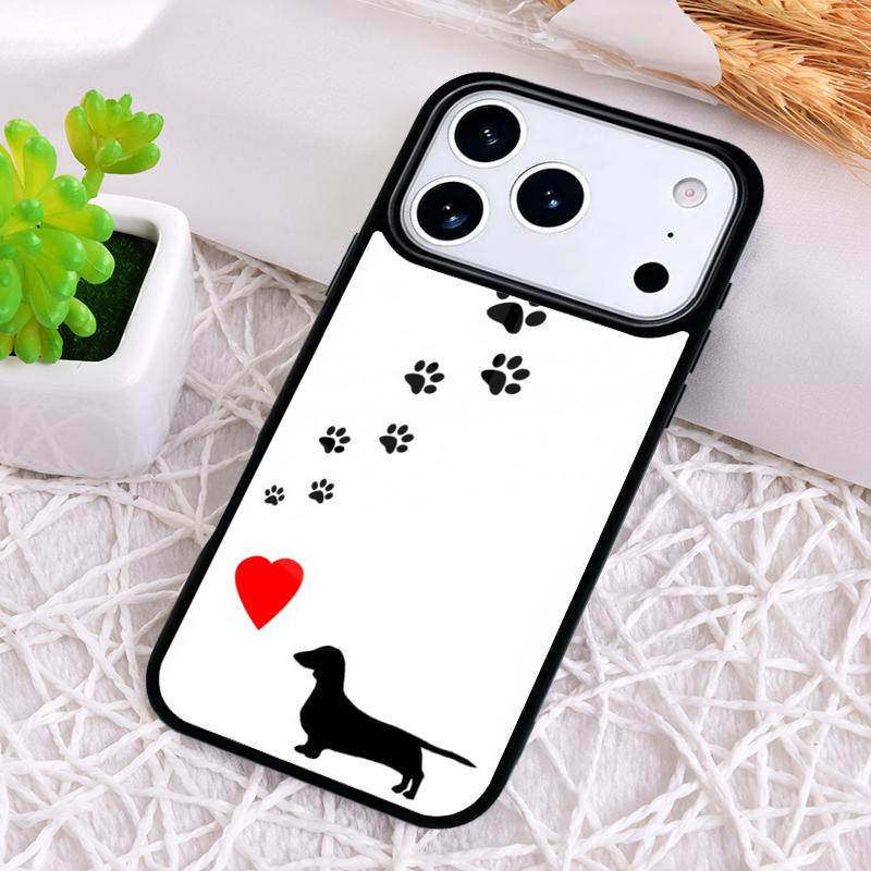 Anatomy Of a Dachshund Print Phone Case for iPhone 17 Air 16 15 11 12 14 13 Pro Max Shockproof Cover