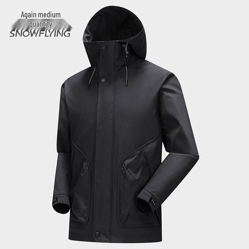 SNOWFLYING Men's 2025 Outdoor Hooded Jacket X405116041F