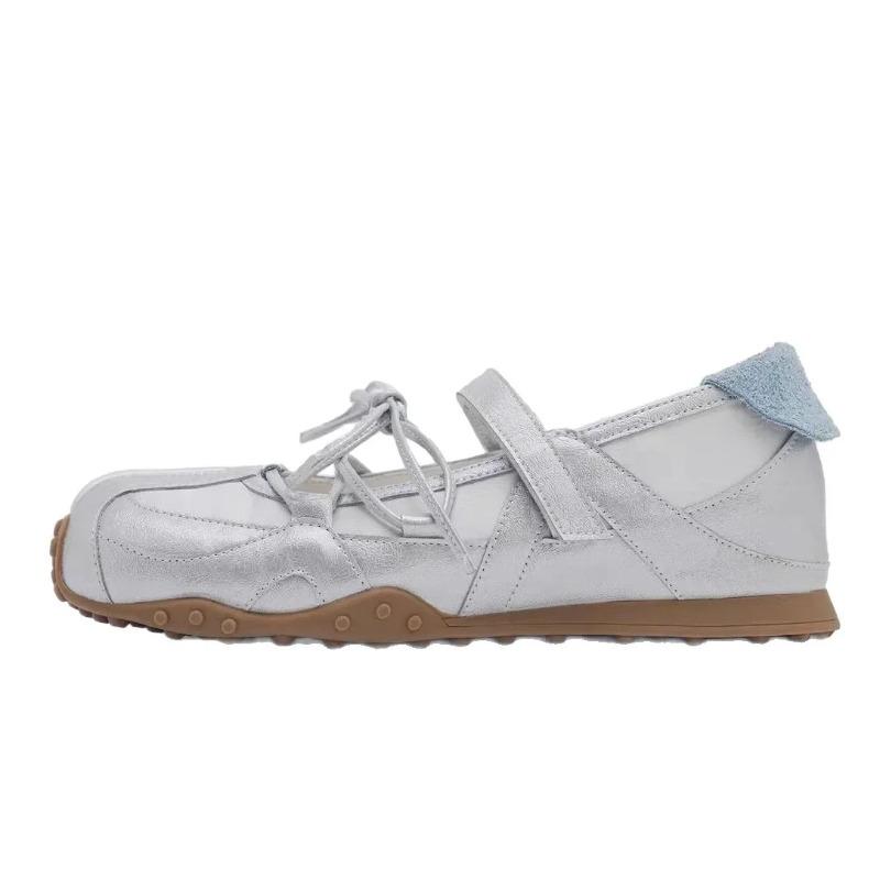 Women's Flat Bottom Mary Jane Shoes Butterfly Knot Ballet Style Sport Casual Sandals Hollow out Strap Design Summer Shoes