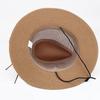 New Natural Panama Soft Shaped Straw Hat Summer Women/Men Wide Brim Beach Sun Cap UV Protection Fedora Hat
