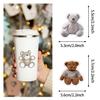 50 Cute Wind Teddy Bear Graffiti Stickers Mobile Phone Water Cup Waterproof Decorative Stickers Children's Hand Account Stickers
