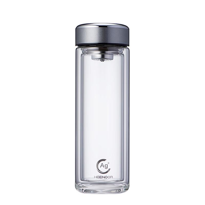 Sinuo XN-1938 Antibacterial Double-Layer Glass Tea Tumbler
