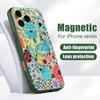 Lavendel Pfingstrose Rose Floralmuster Hülle Für iPhone 17 Pro Max Funda iPhone 16 15 14 13 Pro Max Magnetisch Für Magsafe Hybrid Schlank Mattes Cover