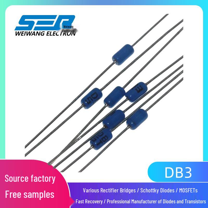 DB3 Blue Bidirectional Trigger Diode, 150mW/2A, DO-35