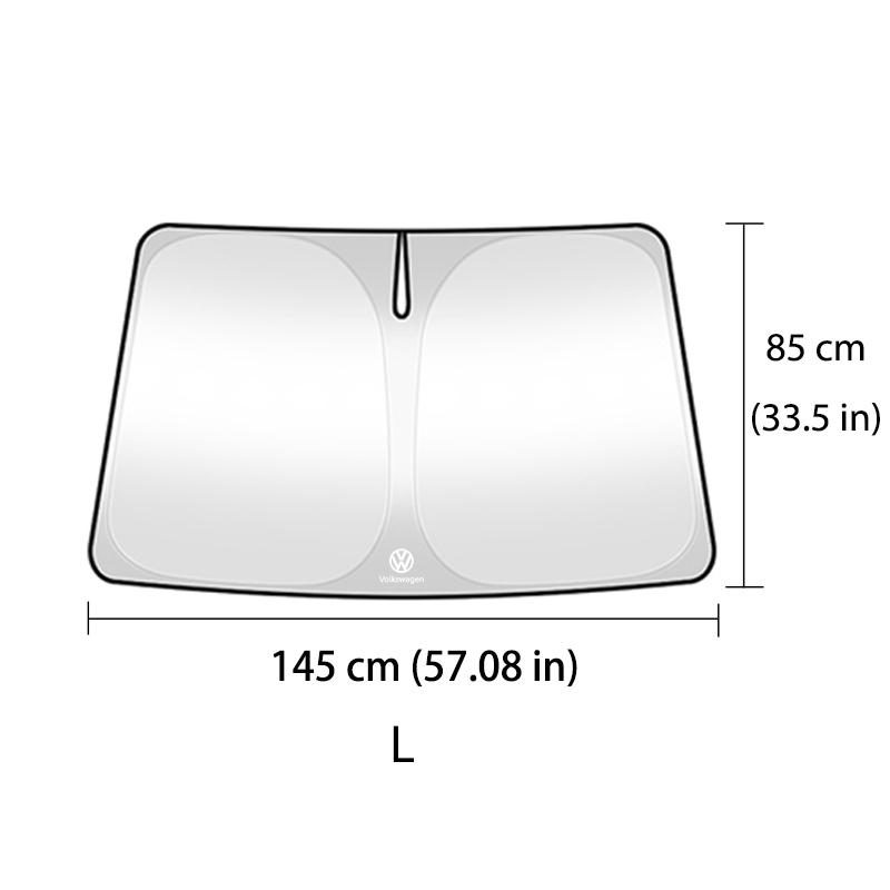 For Volkswagen VW Universal Car Front Windshield Sun Shade Anti UV Heat Block Passat Golf 4 5 6 Tiguan Polo Scirocco Jetta CC