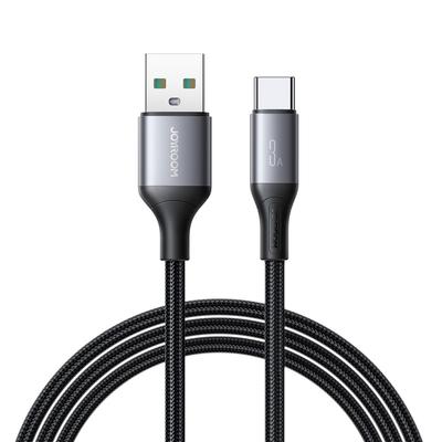 Kabel Przewód USB-A - USB-C 3A 2m - Czarny