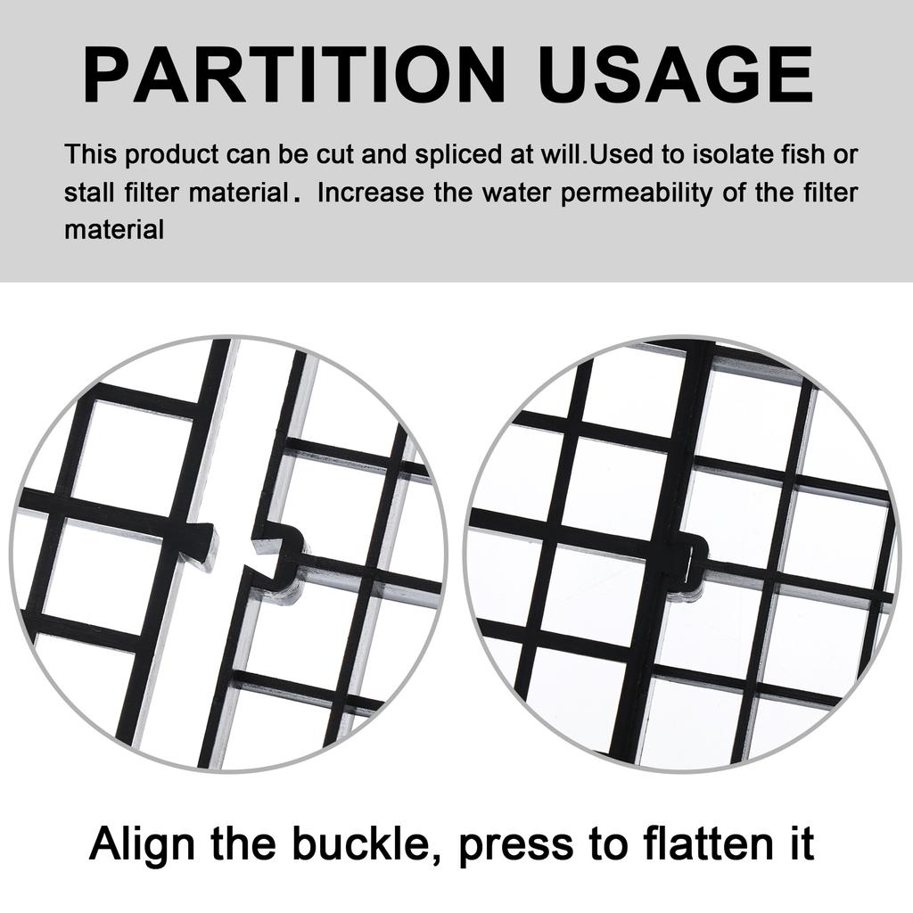 8 ks Oddělovač akváriových rybiček Přepravka na vajíčka Akvarijní filtr Spodní část