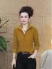 Autumn/Winter Stand Collar Half-Zip Double-Sided Fleece T-Shirt - Loose, Slimming, Versatile for Young Mothers