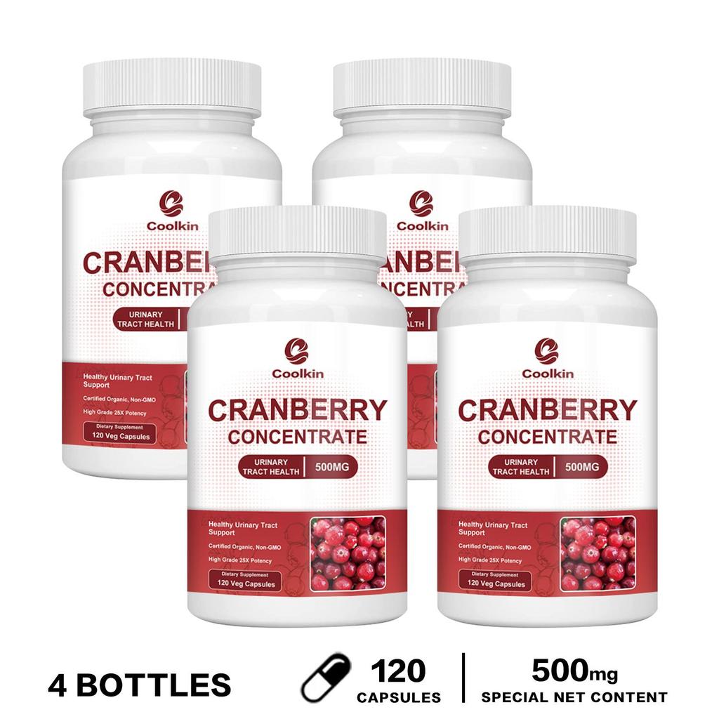 Coolkin Cranberry Capsules - 500mg - Urinary Tract Health