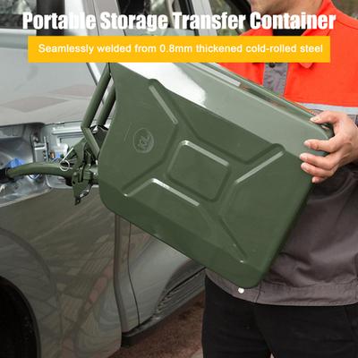 5/10L Transfer Tank Portable Storage Transfer Container with Flexible Spout System Large Capacity Leakproof Good Sealing Oil Transfer Tank