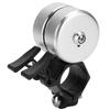 120db Bicycle Bell with Double Click Bike Handlebar Bell Alarm Outdoor Safety Bicycle PartsSilver
