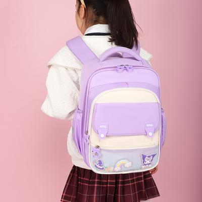 New Children's Schoolbag, Female Primary School Students' Casual and Cute Backpack, High-value Boys and Girls' Large-capacity Backpack.