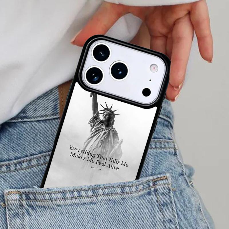 Status of Liberty Phone Case for iPhone 17ProMax 12 13 14 15 16e 17 Pro Max Plus Air Cover
