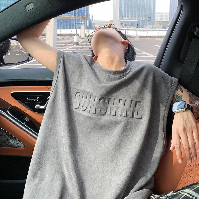 Men s Heavyweight Sleeveless T-Shirt Vest M