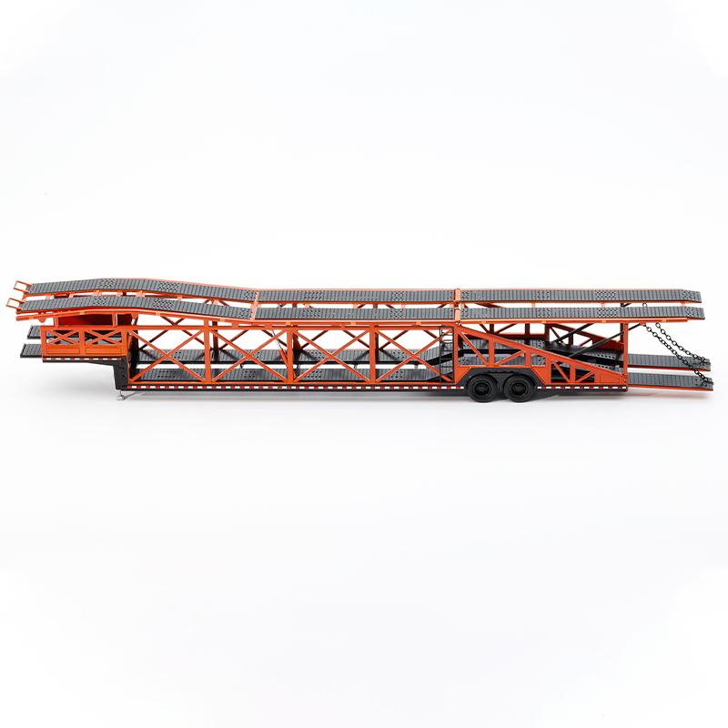 GCD 1:64 Scale Car Carrier Trailer Transport Simulation Alloy Car Model Static Display Collectible Toy Gift Souvenir Decoration