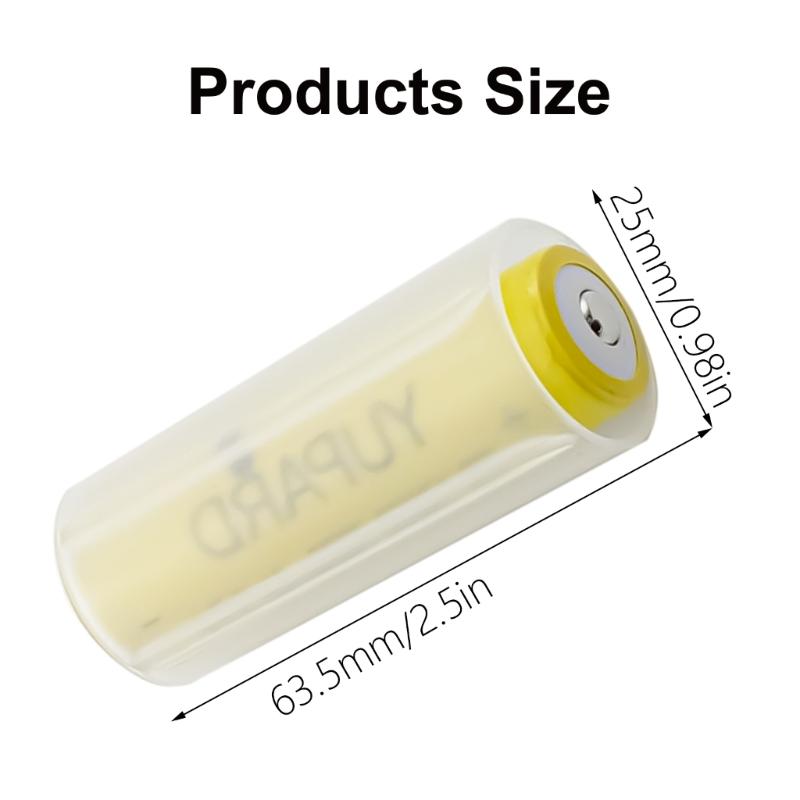 18650 To 26650 Battery Adapter Sleeve for Flashlights, ABS Plastic Battery Conversion Support Casing