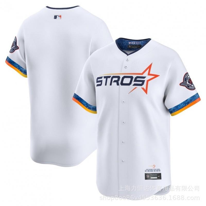 Houston Astros 27 Altuve Baseball Jersey Team Sports Uniform Men Women All Season Wear