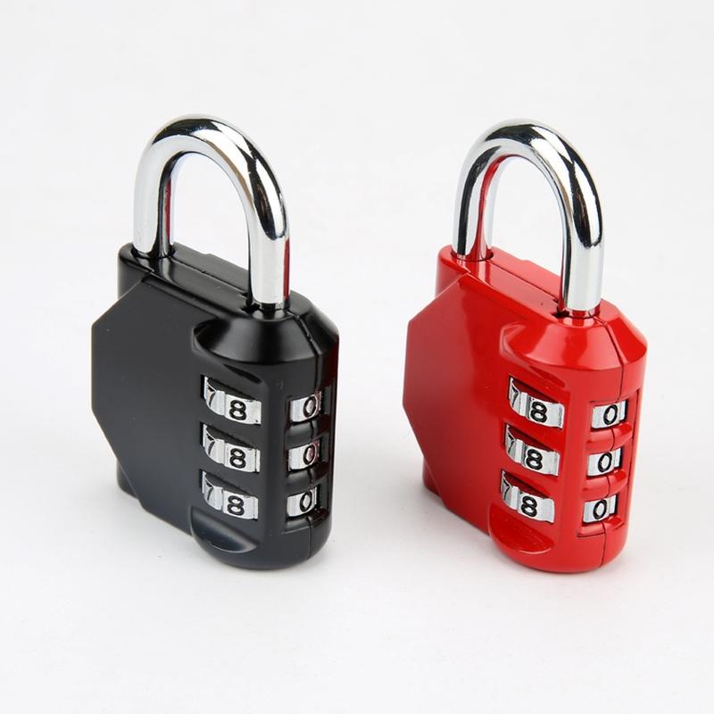 Combination Padlock with Resettable Code Waterproof & Polished for Convenience