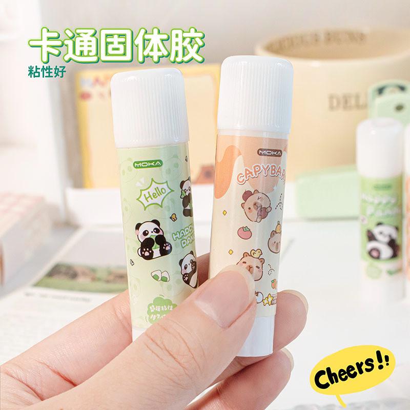 

Твердый клей-карандаш ПВА обладает вязкостью и удобен в использовании. Канцелярские принадлежности для студентов, небольшого размера, самодельный клейкий карандаш белый