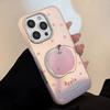 Laser IMD Suitable for IPhone15 Mobile Phone Case 16Pro Max Three dimensional Powder Apple 11 Anti Fall Girl
