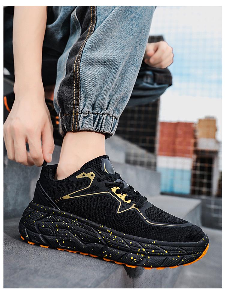 Men's Flyknit Breathable Racing Marathon Shoes: Summer Casual Sports Sneakers