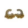 Pendientes Redondos Huecos Retro Bohemios: Estilo Étnico, Elegante Diseño Colgante para Mujer.