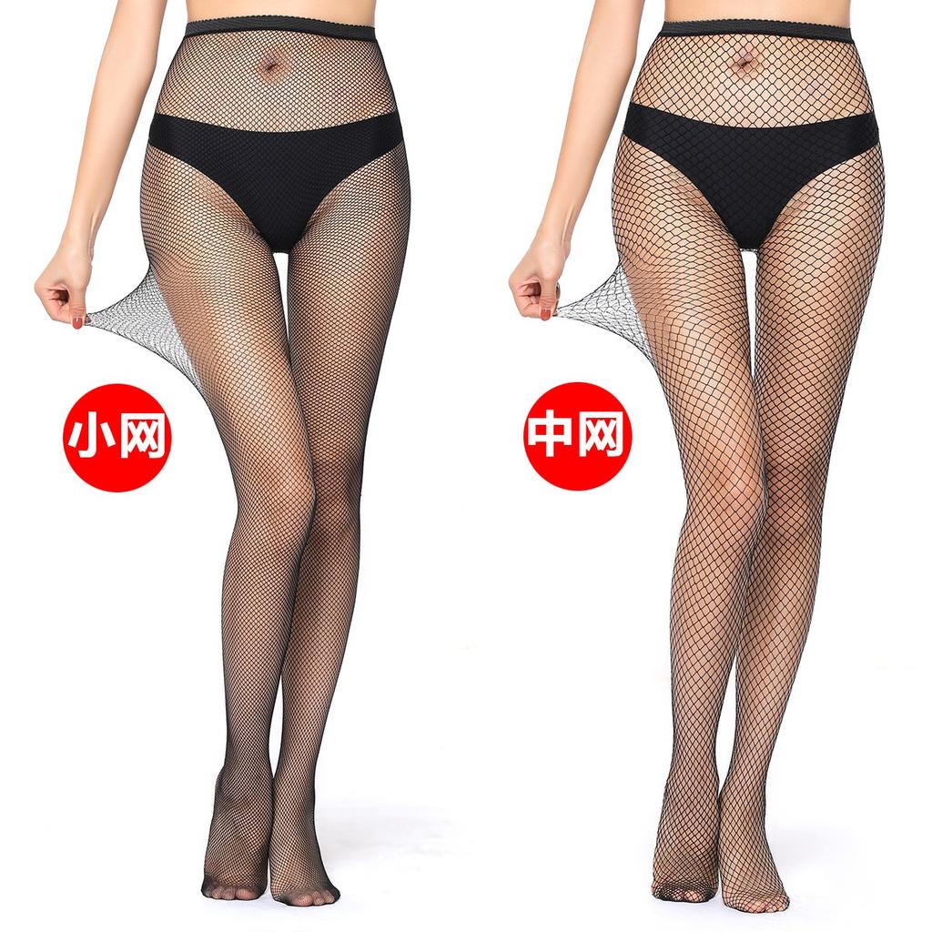 High Elastic Fishnet Tights Women Thin Sheer Pantyhose Stretchy Mesh Hosiery Seamless Design Soft Fabric Breathable Fit