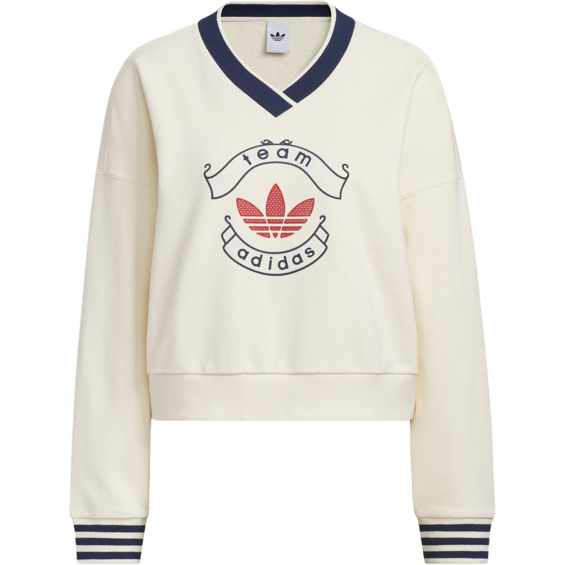 Adidas Originals TEAM SWEATCREW Sweatshirt Women s KC5845 L