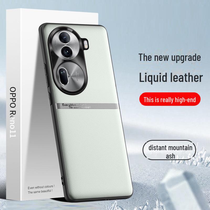 Liquid Leather Case for OPPO Reno11: Durable, Anti-Fall, Anti-Fouling Protective Cover