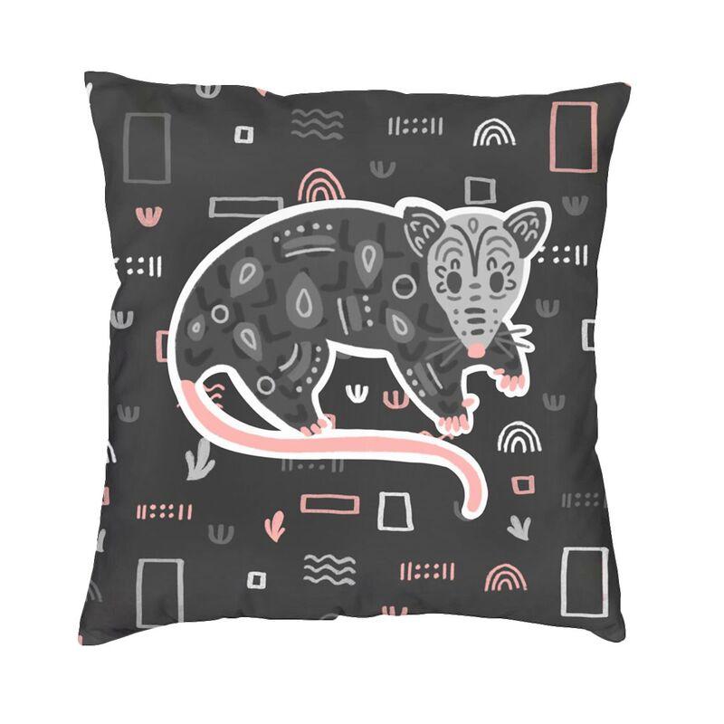 The Hungry Opossum Cushion Cover Two Side Printing Animal Pet Throw Pillow Case For Living Room Cool Pillowcase Home Decor