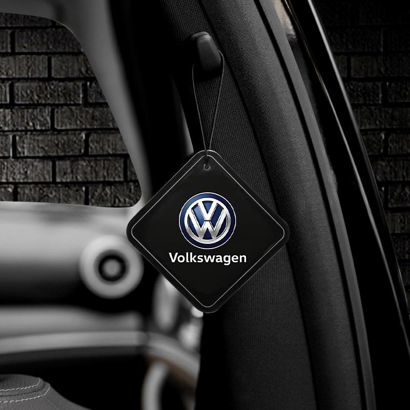VW Car Logo Air Freshener Auto Interior Perfume Rearview Mirror Pendant For Volkswagen Polo Passat B5 B6 B7 T4 T5 Golf Tiguan GVAQ2