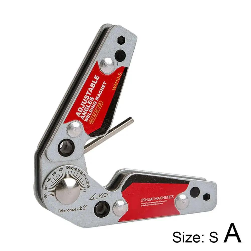 Adjustable Multi-Angle Welding Magnet Clamp Tool Strong NdFeB Magnet Magnetic Welding Clamp 20-200 Degree For Welding Fabri T7T8