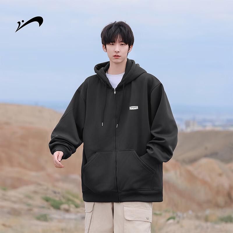 

Guirenniao Men s Hooded Heavyweight Cardigan S