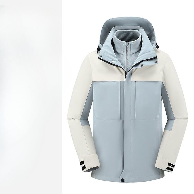New Style Three-in-one Jacket, Autumn and Winter Detachable Storage Jacket, Rain Outdoor Mountaineering Jacket