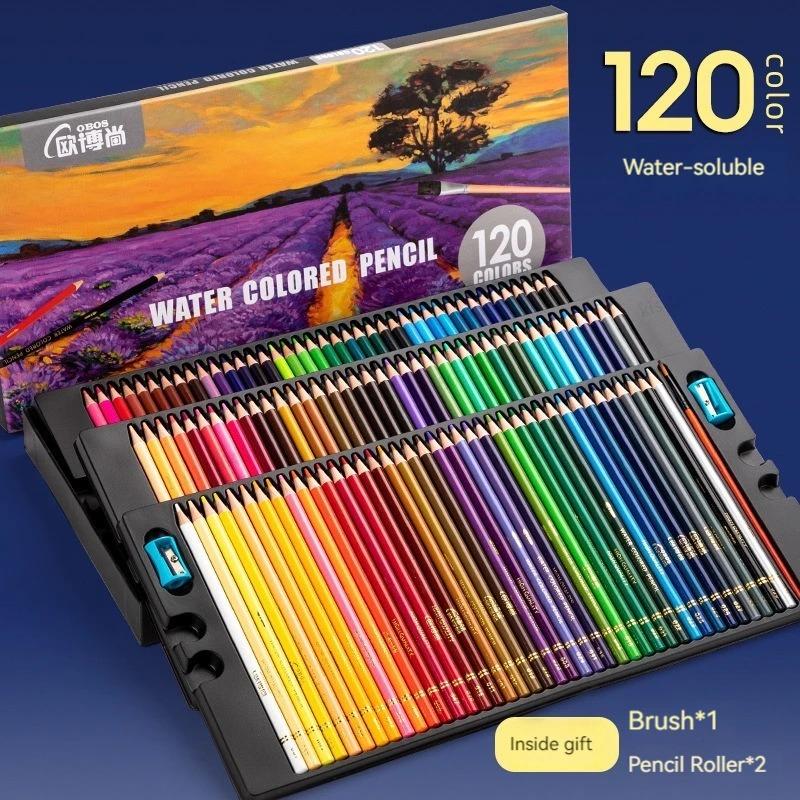 

Профессиональные цветные масляные карандаши, 48/72/120/150/200 цветов, свинцовые акварельные карандаши для рисования с сумкой для хранения, набор товаров для рукоделия