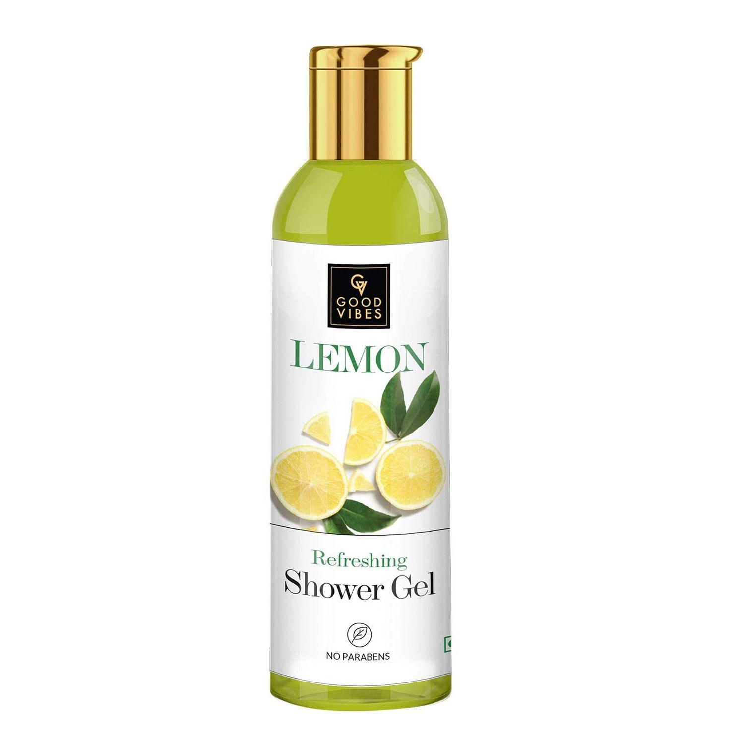 Освежающий гель для душа Good Vibes - Лимон (200 мл) Lemon, 200ML