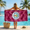 Manchester City Strandtuch Weiches Mikrofaser-Sommertuch Schnelltrocknendes Saugfähiges Handtuch für Strand, Schwimmbad, Reisen