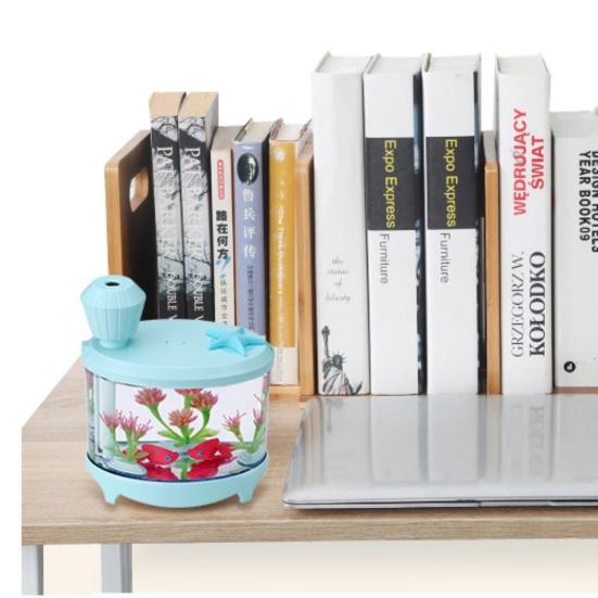 Přenosný barevný lehký akváriový zvlhčovač esenciálního oleje do akvária