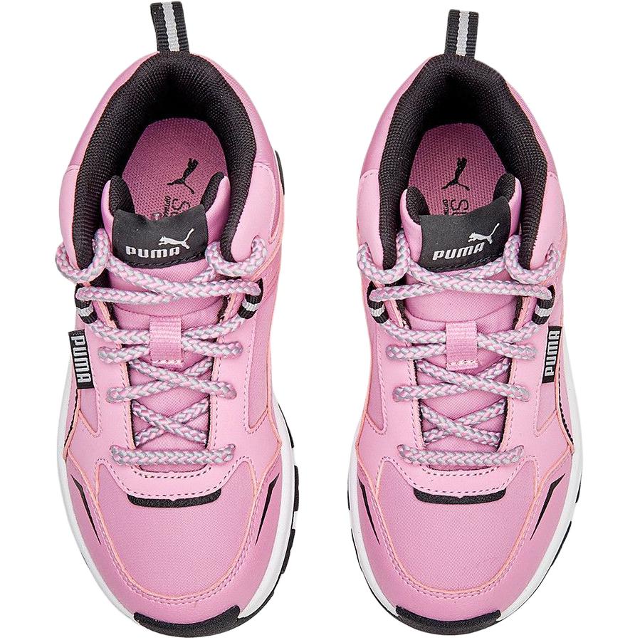 Puma Evolve Trail Ps Versatile Comfortable Durable Warm Mid-Top Kids Running Shoes Kids Running Shoes Pink 397645-04