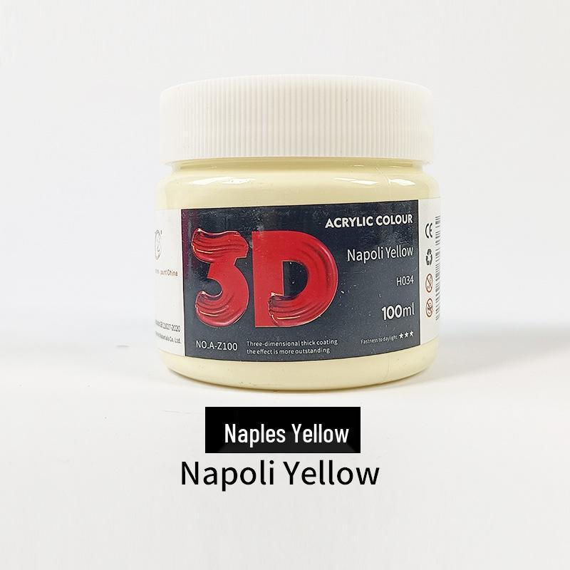 100ml Acrylic Paint for Children's Doodles and Plaster Dolls