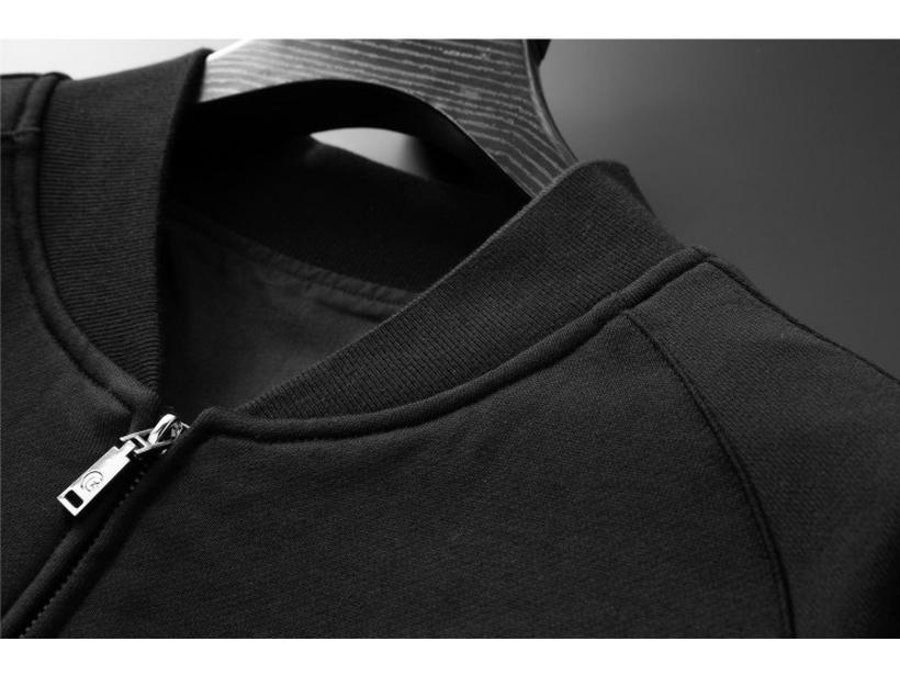 European-Style Men's Baseball Collar Jacket - Autumn/Winter 2026 Versatile Business Casual Pilot Jacket