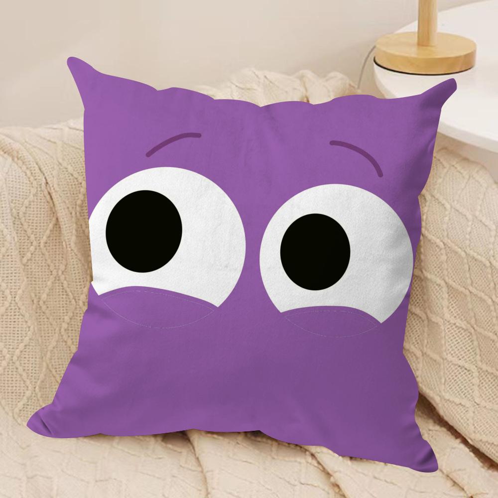 Federa Cuscino Anime The Bumble Nums Peluche Corto Setoso Stampa Double-Sided Federa per Cuscino per Divano Tutte le Stagioni Decorazione Casa Regalo