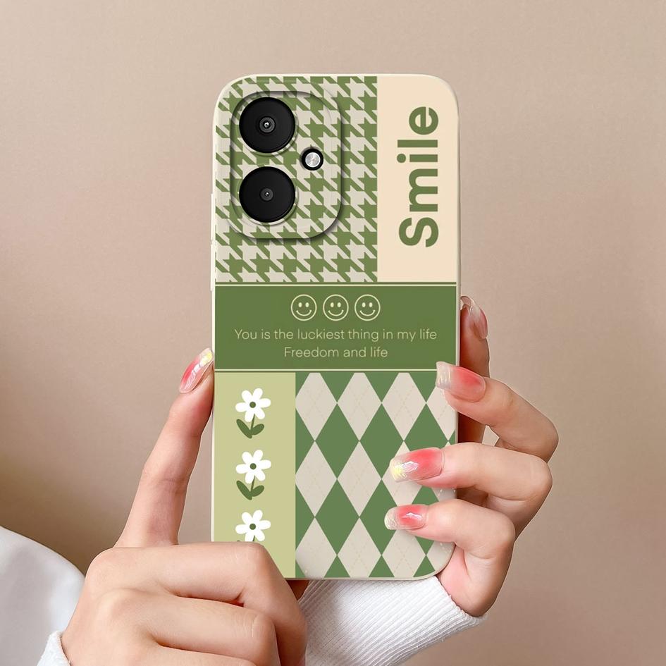 Funny Check Pattern Shell For Xiaomi Poco F5 M6 Pro M6pro X6 F 5 X 6 Cover Cases High Quality Super Shockproof Silicone Phone Bags For Xiaomi Housing