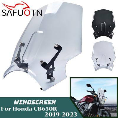 2018-2020 CB1000R Sport Touring Windshield Windscreen For Honda CB 650R 2019-2025 CB650R Motorcycle Wind Deflector Shield Screen